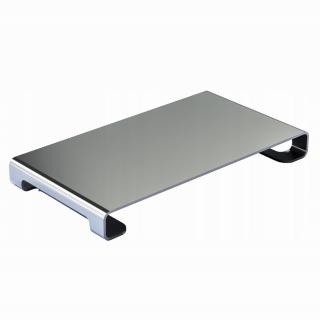 Hliníkový stojan pod notebook monitor šedý