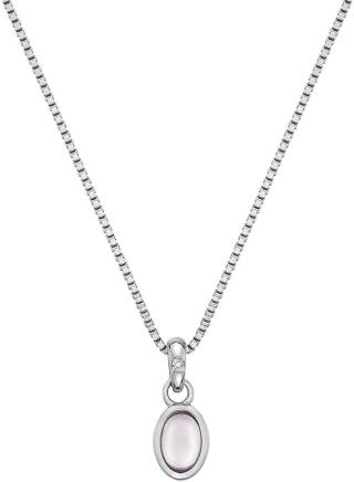 Hot Diamonds Stříbrný náhrdelník pro narozené v říjnu Birthstone DP763