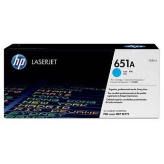 HP 651A CE341A azurový  originální toner