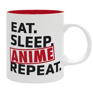 Hrnek Eat Sleep Anime Repeat - Asian Art