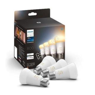 Hue Bluetooth LED White Ambiance set 4ks žárovek Philips 8719514328280 E27 A60 6W 800lm 2200-6500K stmívatelné - PHILIPS