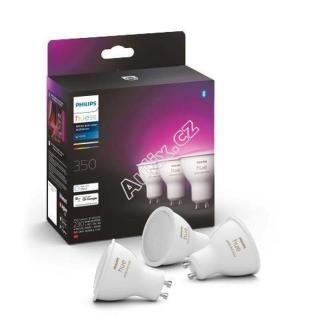 Hue Bluetooth LED White and Color Ambiance set 3ks žárovek Philips 8719514342767 GU10 4,3W 350lm 2000-6500K RGB stmívatelné - PHILIPS