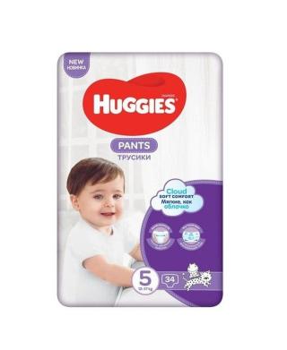 Huggies Pants Jumbo vel. 5 12-17 kg plenkové kalhotky 34 ks