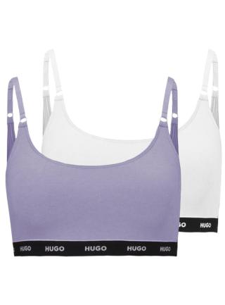 Hugo Boss 2 PACK - dámská podprsenka HUGO Bralette 50480158-542 M