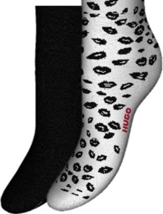 Hugo Boss 2 PACK - dámské ponožky HUGO 50510686-100 39-42