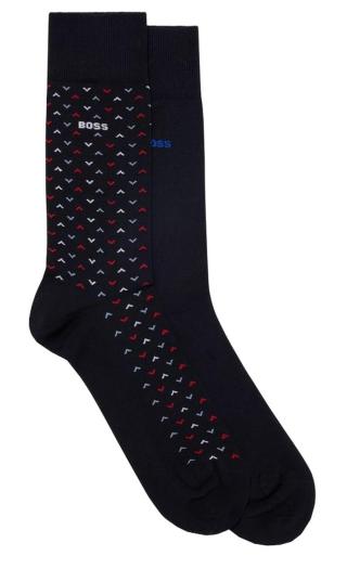Hugo Boss 2 PACK - pánské ponožky BOSS 50491160-401 39-42