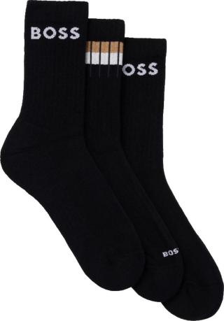Hugo Boss 3 PACK - pánské ponožky BOSS 50510692-001 43-46