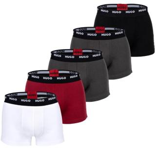 Hugo Boss 5 PACK - pánské boxerky HUGO 50479944-996 M