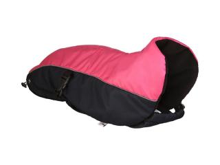 Huhubamboo kabátek Komfort šedý/růžový 42 cm