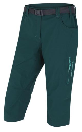 Husky Klery L XXL, dk. green Dámské 3/4 kalhoty