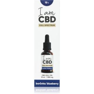 I am CBD Full Spectrum CBD 15% borůvka konopný olej 10 ml