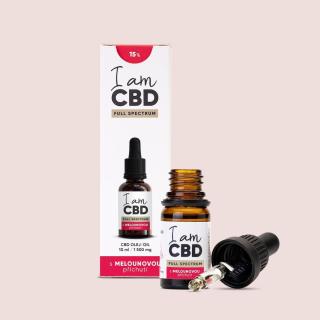 I am CBD Full Spectrum CBD olej 15% 10 ml s melounovou příchutí