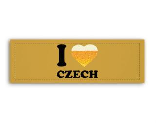 I love czech beer Fotoobraz 150x55 cm panorama