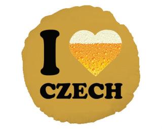 I love czech beer Kulatý polštář