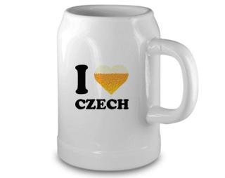 I love czech beer Pivní půllitr