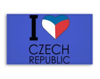 I love Czech republic Fotoobraz 120x70 cm velký