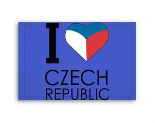 I love Czech republic Fotoobraz 60x40 cm malý