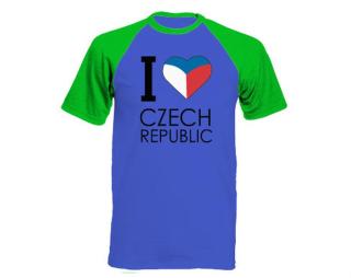 I love Czech republic Pánské tričko Baseball
