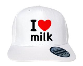 I Love milk Kšiltovka Snapback Rapper