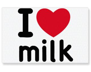I Love milk Kuchyňské prkénko