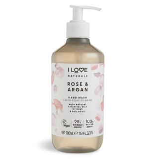 I LOVE Naturals Mýdlo na ruce 500 ml - růže & argan