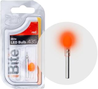 Ibite světlo bulb led + 435 baterie - červená