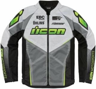 ICON - Motorcycle Gear Hooligan Ultrabolt™ Jacket Hi-Viz L Textilní bunda