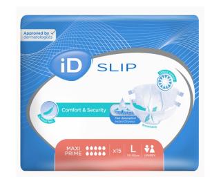 ID Slip Large Maxi Prime plenkové kalhotky s lepítky 15 ks