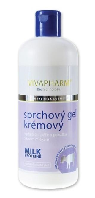 II. jakost VivaPharm Kozí sprchový gel krémový 400 ml