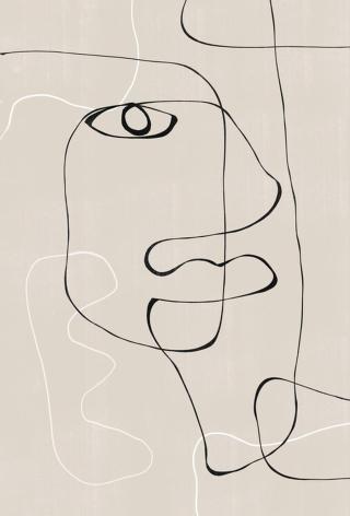 Ilustrace Abstract Face No1., THE MIUUS STUDIO,