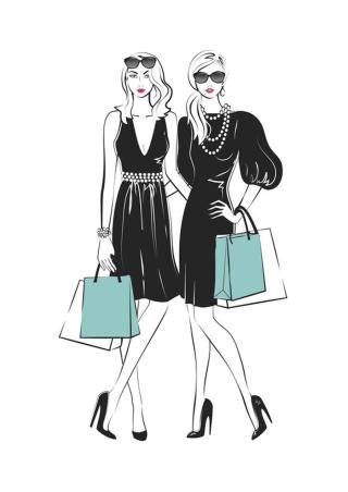 Ilustrace Fashion friends, Martina Pavlova,