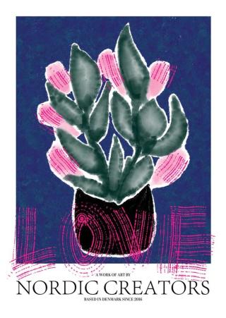 Ilustrace Flowers Love, Nordic Creators,