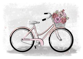 Ilustrace Romantic Bike, Martina Pavlova,