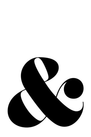 Ilustrace Scandinavian ampersand, Blursbyai,