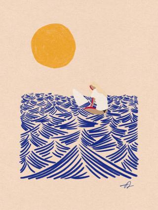 Ilustrace Sun's Out, Fabian Lavater,