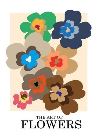 Ilustrace The Art Of Flowers Pink, Frances Collett,