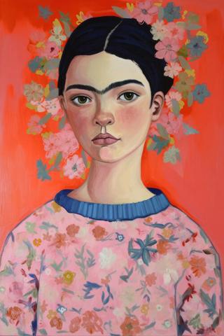 Ilustrace Young Frida, Treechild,