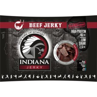Indiana Jerky Beef Jerky Hot & Sweet sušené maso hovězí 90 g