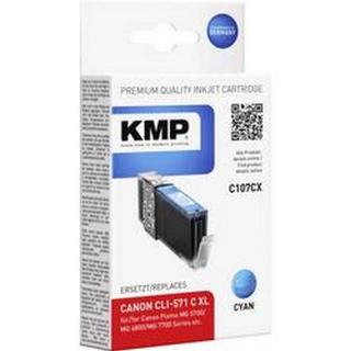 Ink náplň do tiskárny KMP C107CX 1569,0003, kompatibilní, azurová