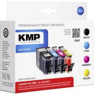 Ink sada náplní do tiskárny KMP C66V 1504,0005, kompatibilní, černá, azurová, purppurová, žlutá