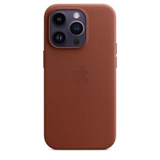 IPhone 14 Pro Max Leather Case with MS - Umber