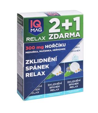 IQ Mag RELAX hořčík 300 mg 3x20 šumivých tablet