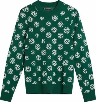 J.Lindeberg Gus Jacquard Sweater Rain Forest Sphere Dot M