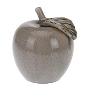 Jablko keramické 14cm hnědé