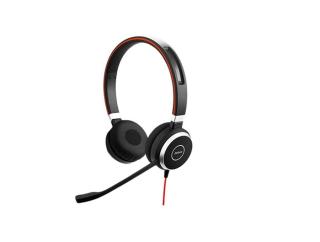 Jabra Evolve 40/Stereo/Jack/Drát/Černá