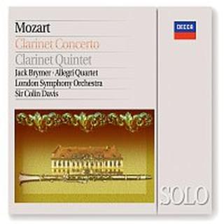 Jack Brymer, Allegri String Quartet, London Symphony Orchestra, Sir Colin Davis – Mozart: Clarinet Concerto / Clarinet Quintet CD