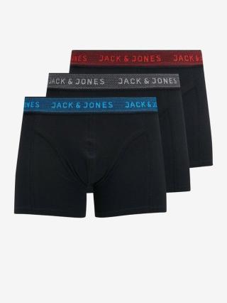 Jack & Jones Boxerky 3 ks Černá
