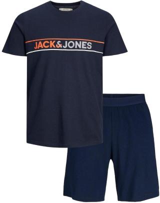 Jack&Jones PACK - triko a kraťasy JACJAXON Standard Fit 12248978 Navy Blazer XXL