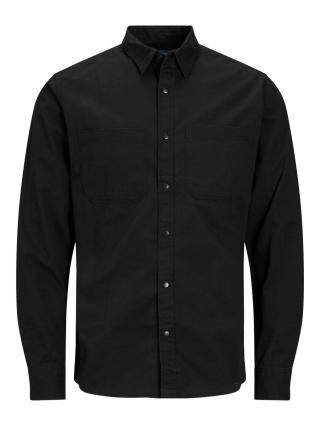 Jack&Jones Pánská košile JORLUKAN Comfort Fit 12191212 Black Denim S