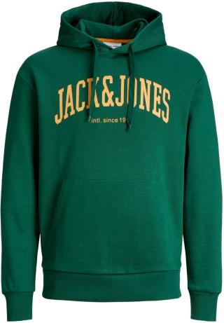 Jack&Jones Pánská mikina JJEJOSH Relaxed Fit 12236513 Dark Green XL